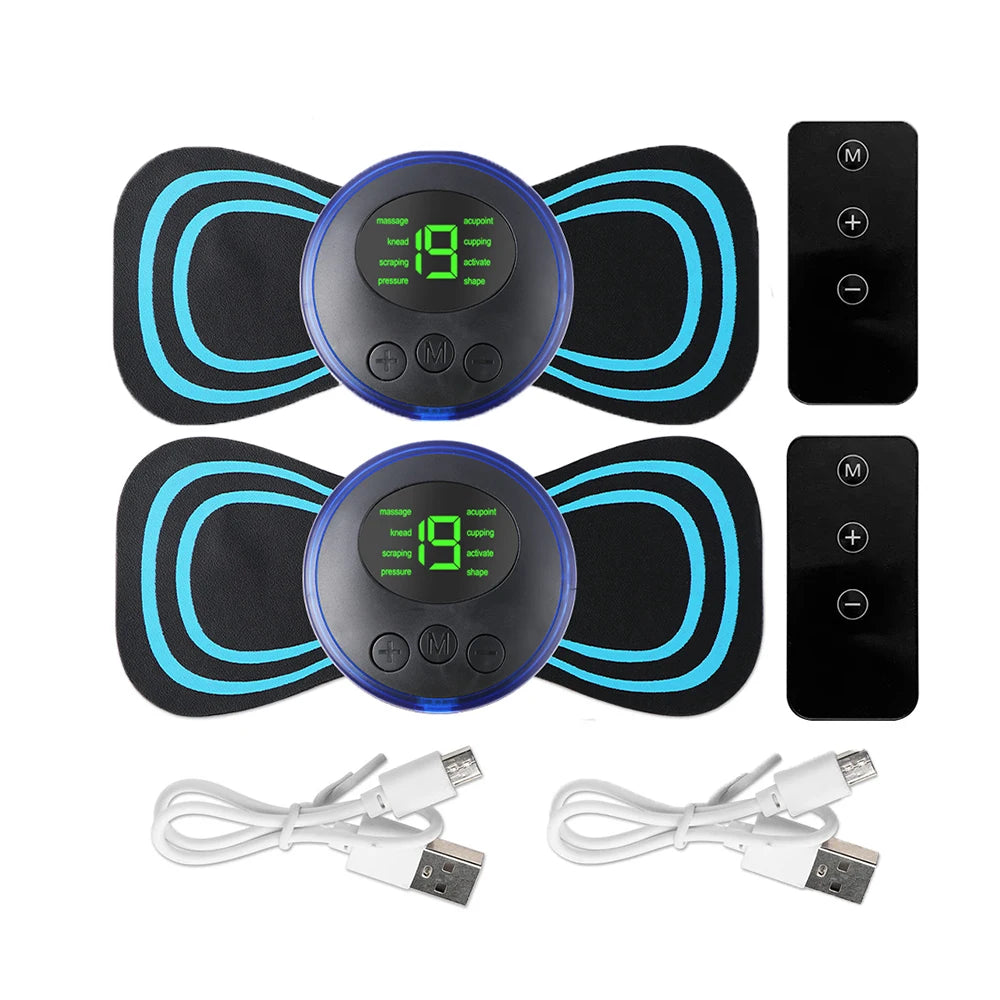 Massageador Elétrico Portátil para Pescoço e Ombros – Alívio de Dores Cervicais com Tecnologia EMS - Serena Store