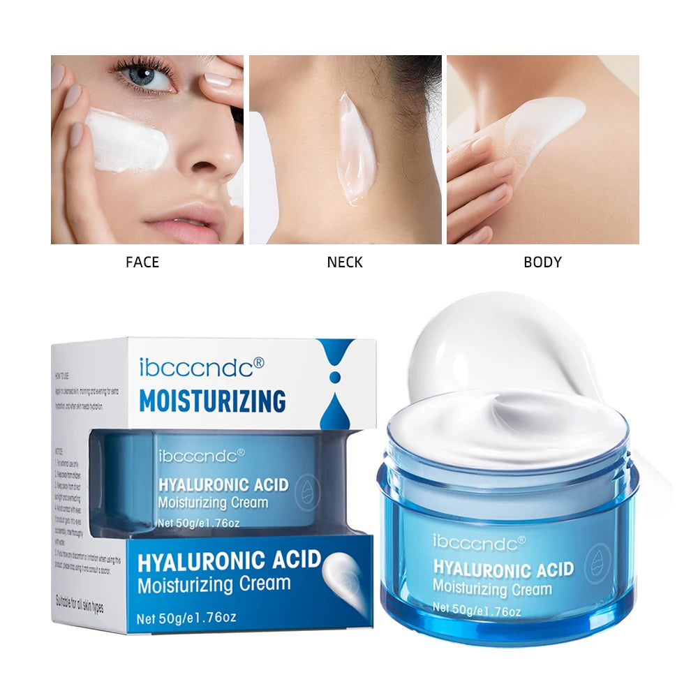 Hidratante Facial em Gel com Ácido Hialurônico – Ultra Hidratação para Peles Secas e Ressecadas - Serena Store