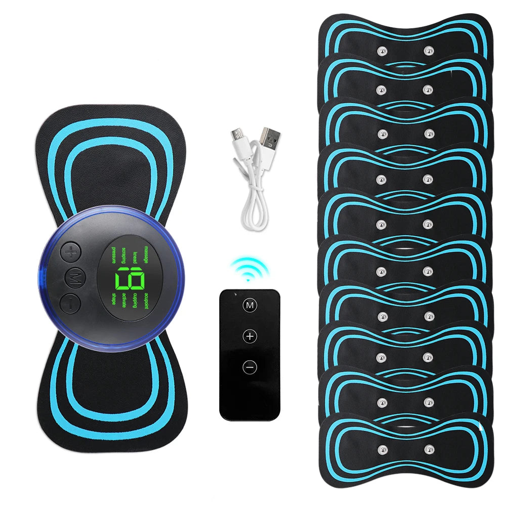 Massageador Elétrico Portátil para Pescoço e Ombros – Alívio de Dores Cervicais com Tecnologia EMS - Serena Store