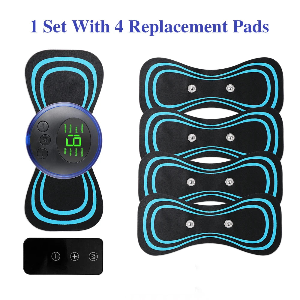 Massageador Elétrico Portátil para Pescoço e Ombros – Alívio de Dores Cervicais com Tecnologia EMS - Serena Store