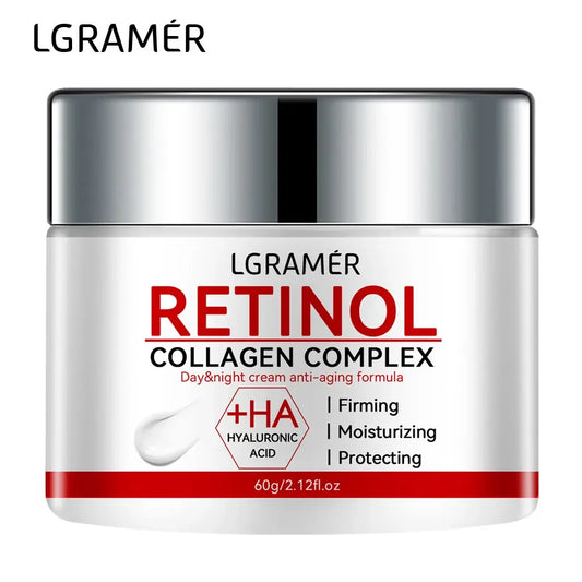 Creme Facial com Retinol e Colágeno – Cuidados que Firmam, Suavizam as Rugas e Iluminam Sua Pele com Carinho