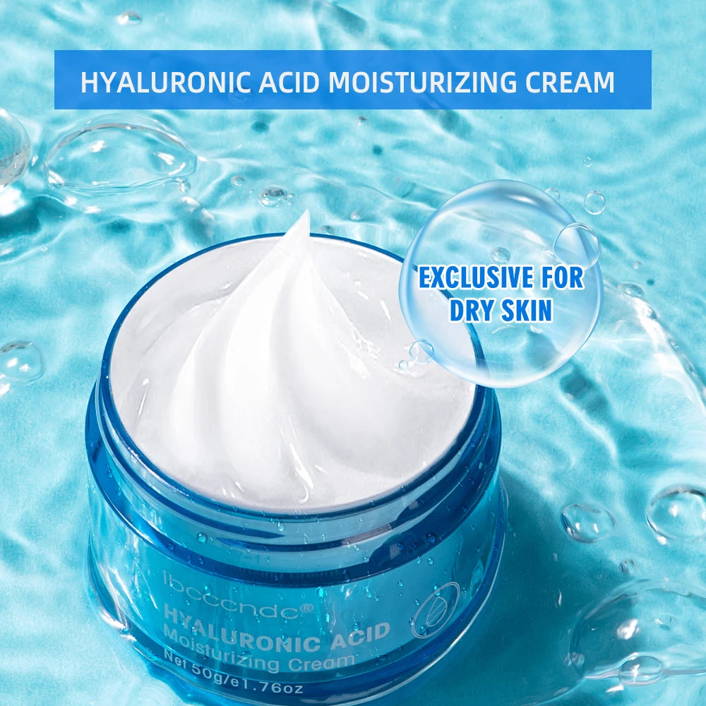 Hidratante Facial em Gel com Ácido Hialurônico – Ultra Hidratação para Peles Secas e Ressecadas - Serena Store